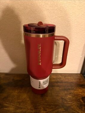 Stanley 40oz Maroon Travel Mug with Handle